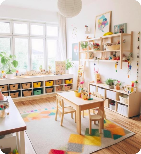 Kindergarden background.